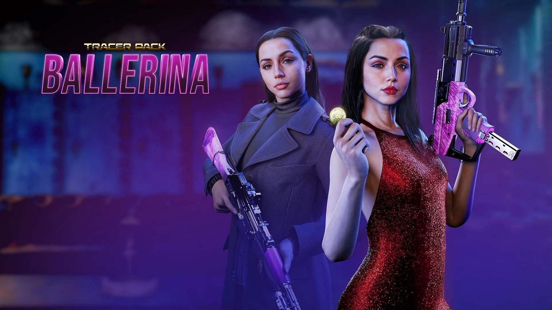 Ana de Armas, aka Eve Macarro, as a playable operator for Season 4 (Image via Activision)